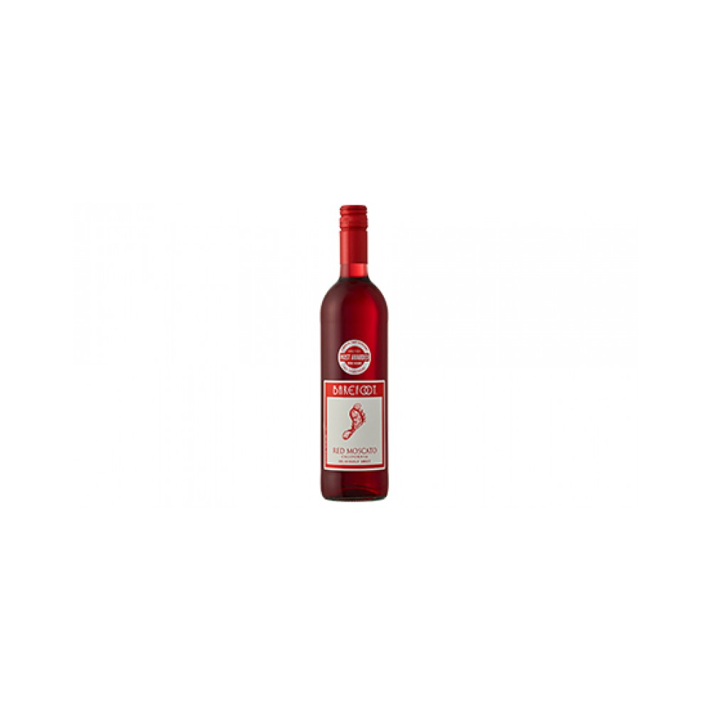 Barefoot red moscato 750ml