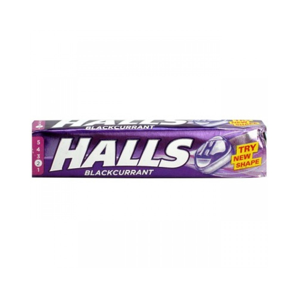 Halls Mentho Lyptus Blackcurrant 33.5g