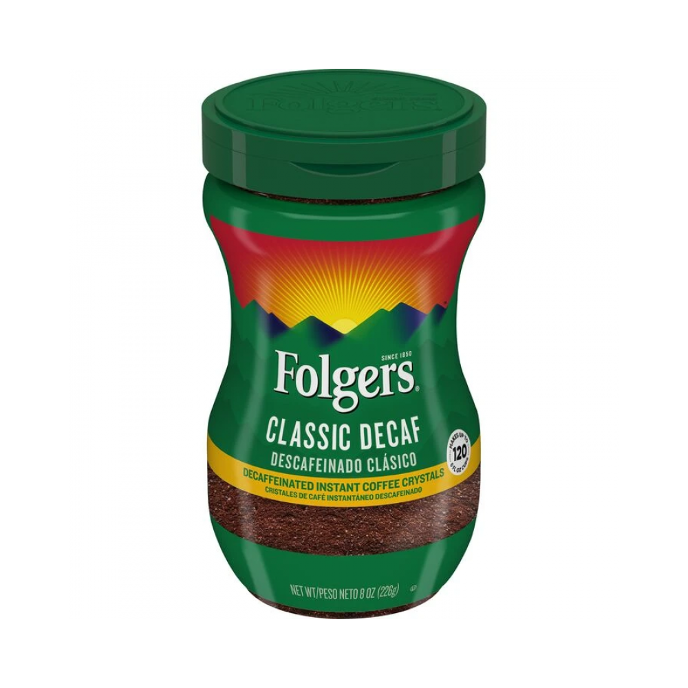 Folgers Decaf Instant 8 oz