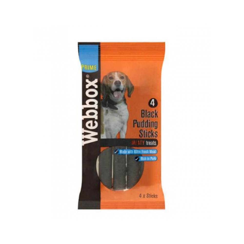 Webbox Black Pudding Sticks 4pk