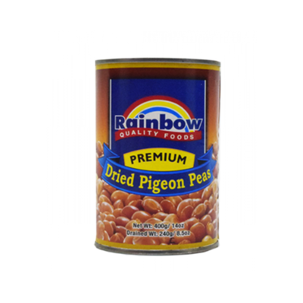 Rainbow Brand Premium Dried Pigeon Peas - Canned 400g