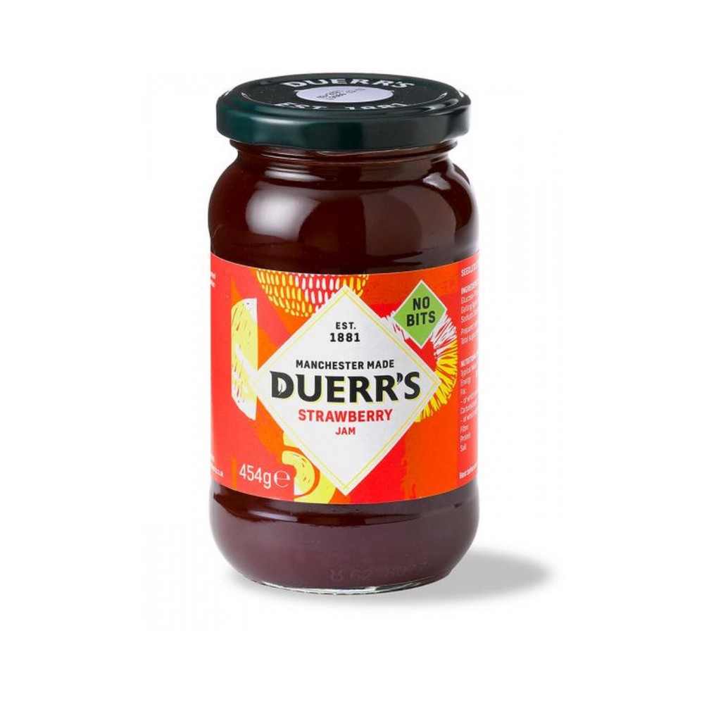 Duerrs No Bits Strawberry Jam 454g