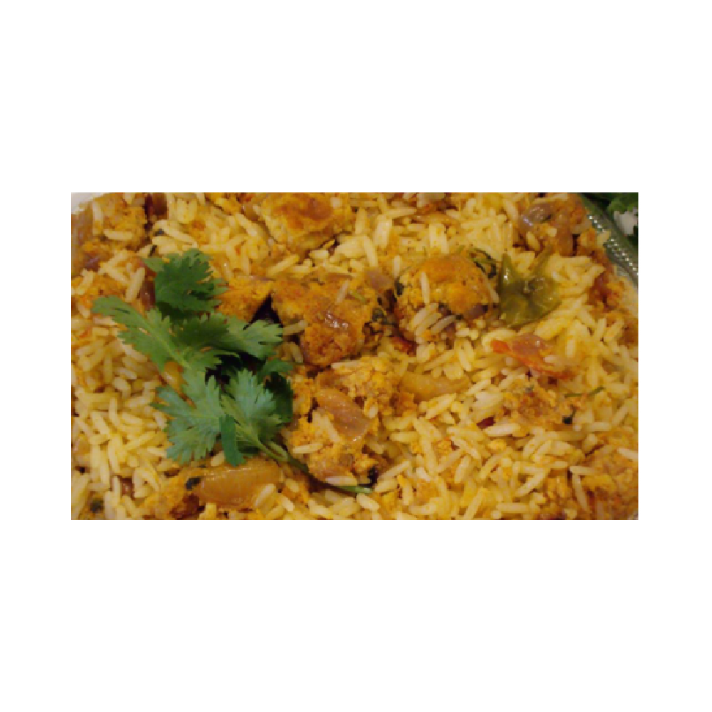 Veg & non- veg biryani.