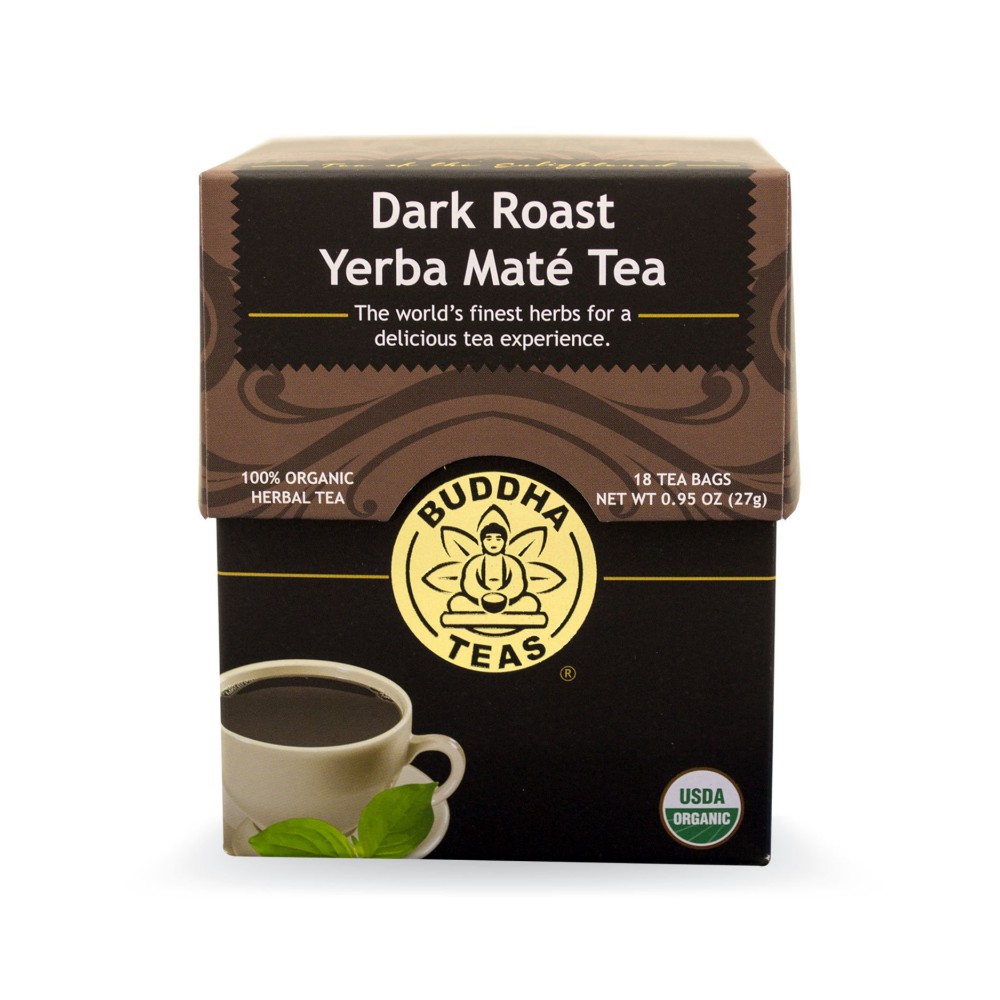 Buddha tea dark roast yerba mate 18 bag