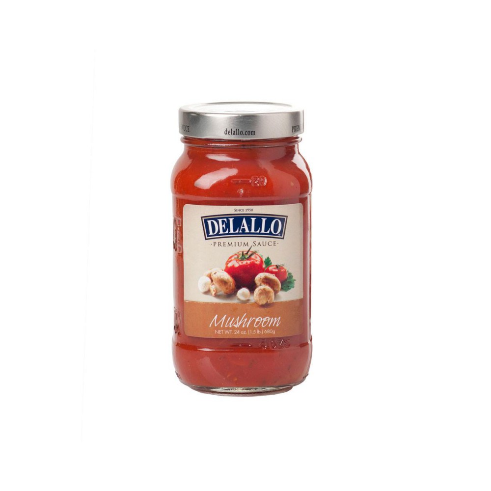 Delallo Spaghetti Sauce w/ Mushrooms 24 oz