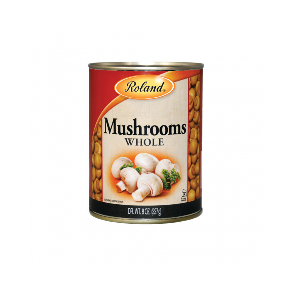 Roland Mushrooms Whole 8 oz