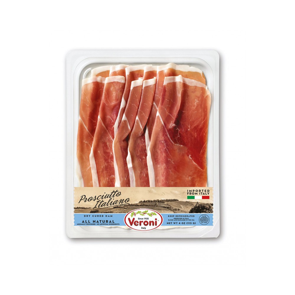 Veroni sliced prosciutto italiano 4oz