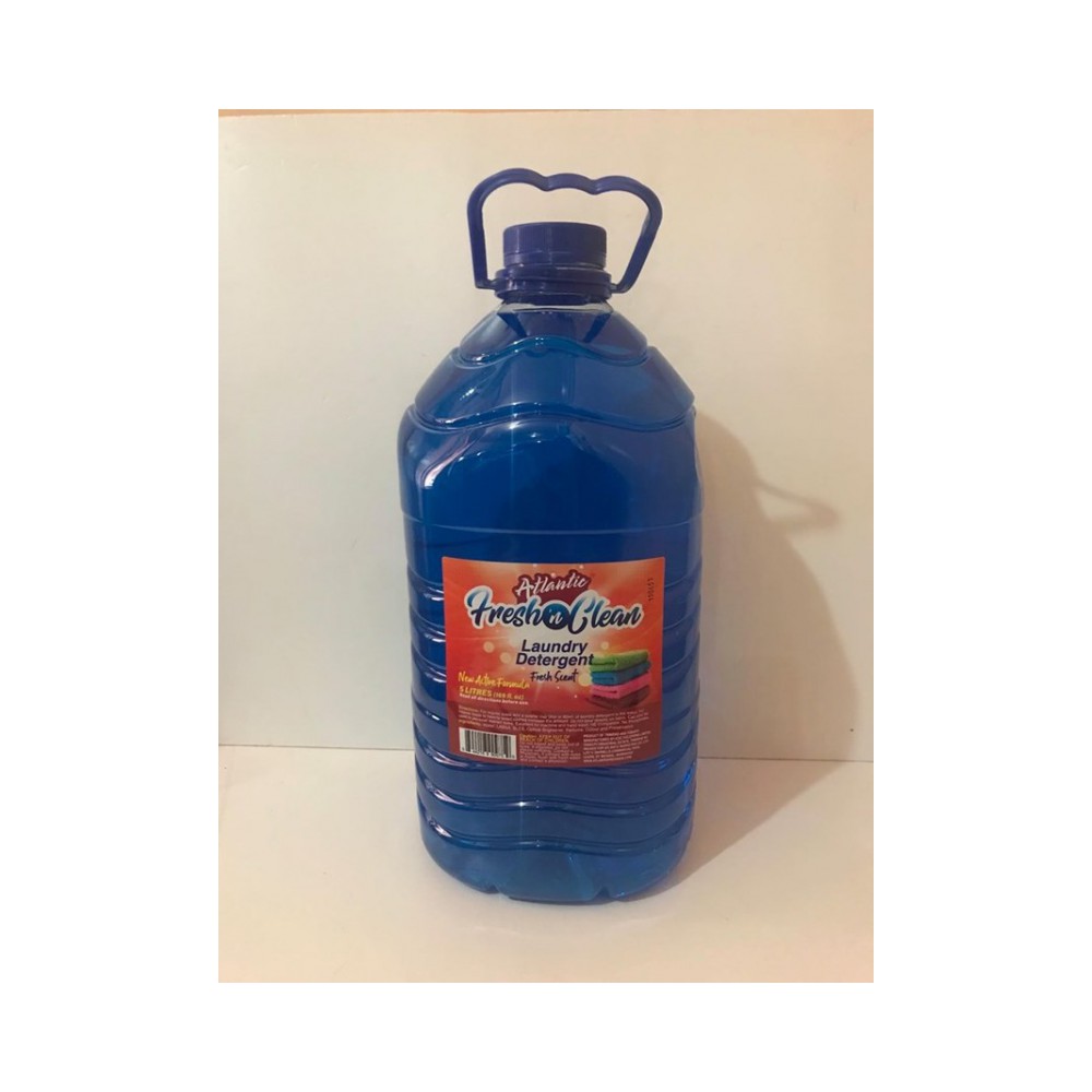 Atlantic Brand "Fresh N Clean" Laundry Detergent Liquid 5 Ltr