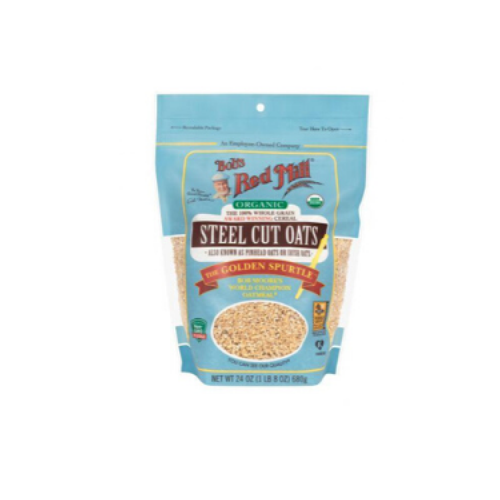 Bob's organic steel cut oats 24oz