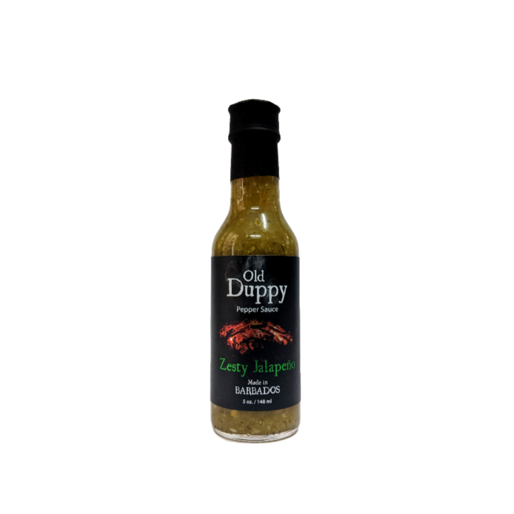 Old Duppy Peppersauce Zesty Jalapeno 5 oz