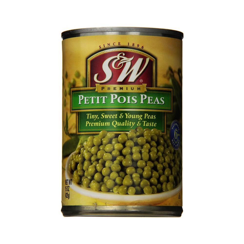 S & W Young Sweet / Pettie Peas  24 x 15oz