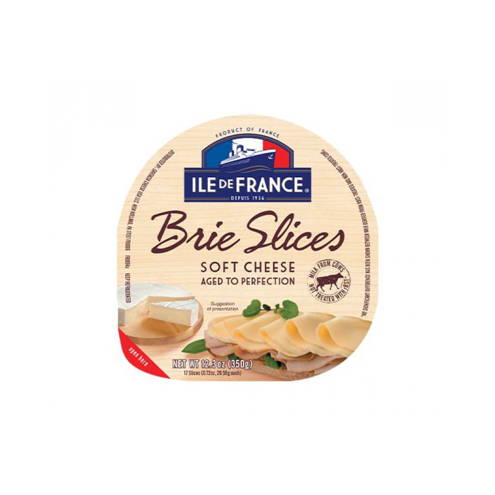 Cheese brie slices 12.3oz