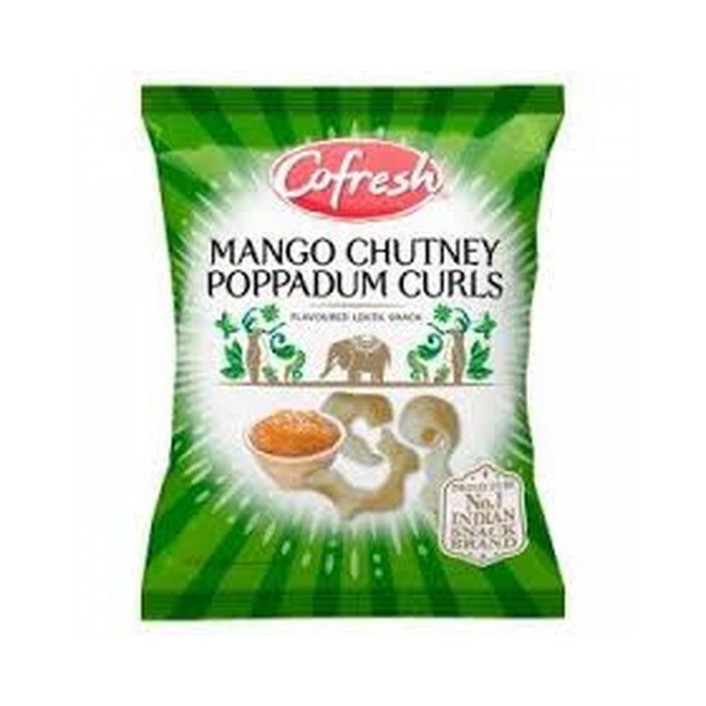 Cofresh Mango Chutney Poppadum Curls 80g