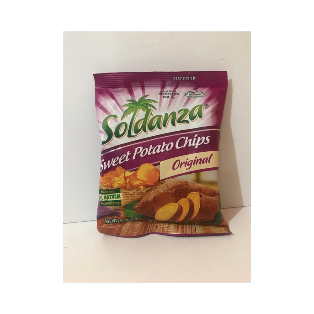 Soldanza Sweet Potato Chips 1.12 oz