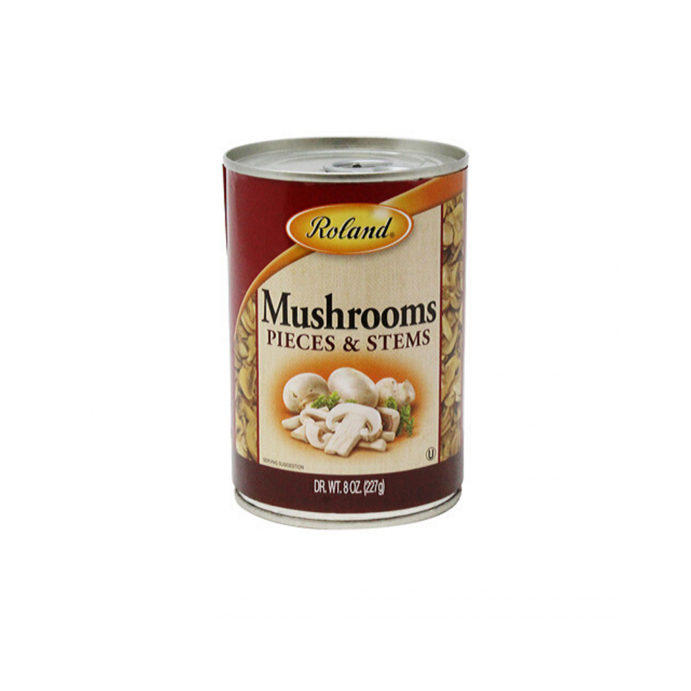 Roland Mushrooms Pieces & Stems 8 oz