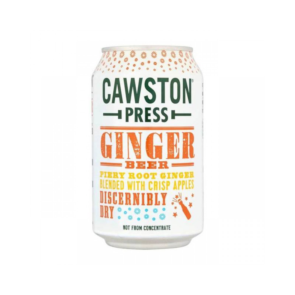 By Case of 24 Cawston Press Ginger Beer 330ml