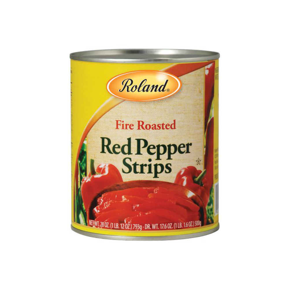 Roland Red Pepper Strips Jar 24.3oz