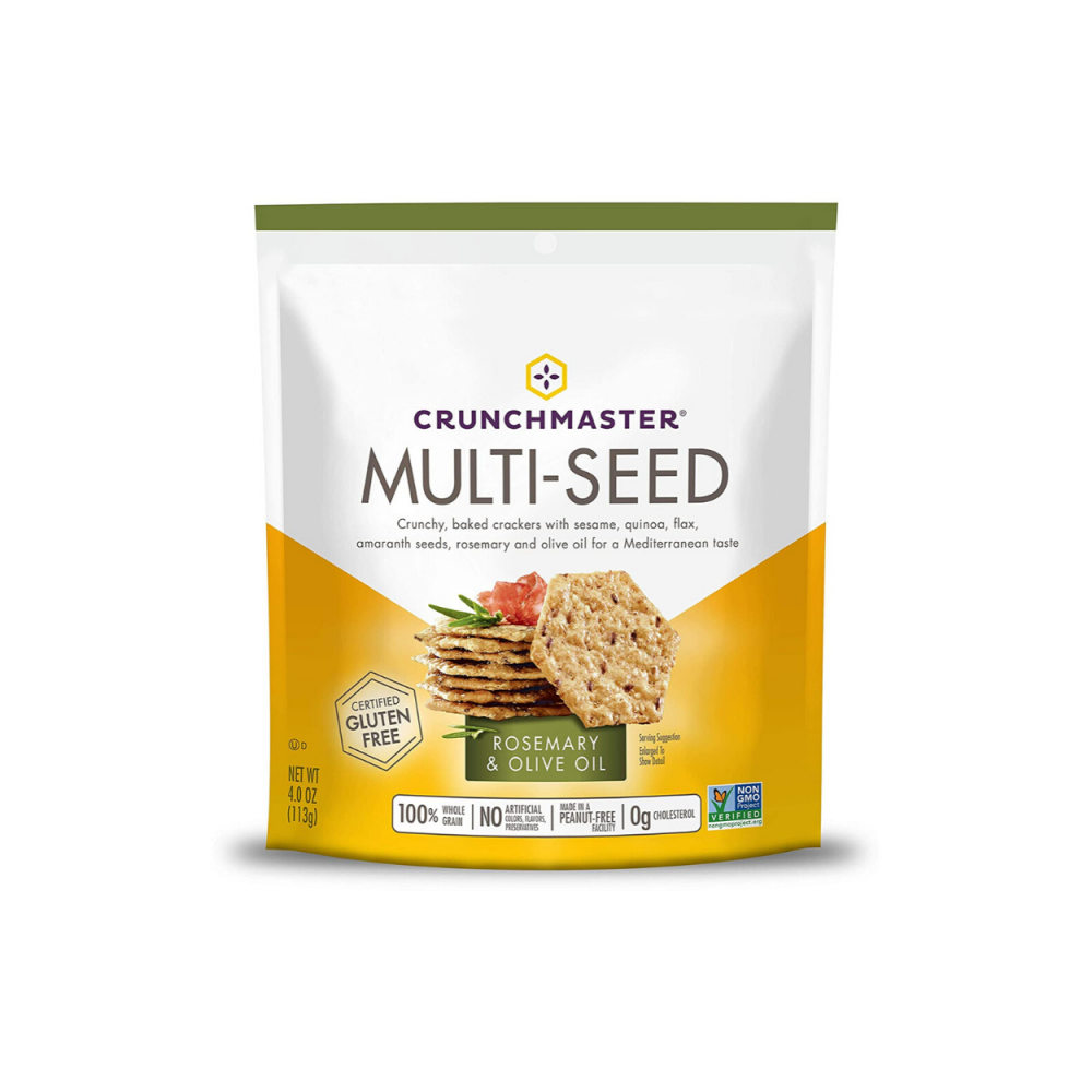 CrunchMaster Multi-seed Rosemary & Olive Oil Crackers 4.oz