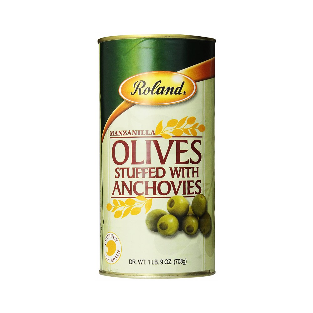 Olives Stuffed with Anchovies   12 x 7.5oz 