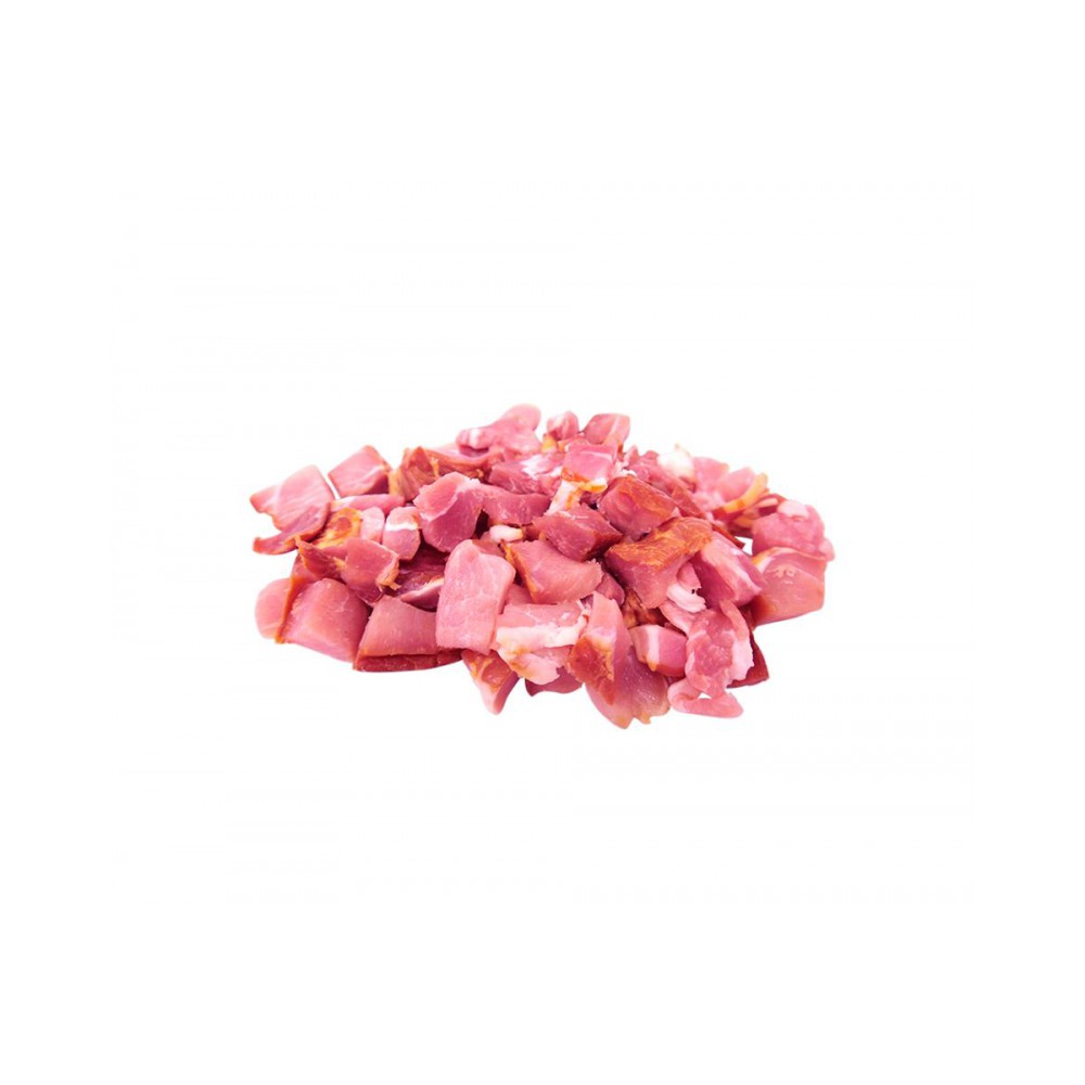 Bacon pieces per kg