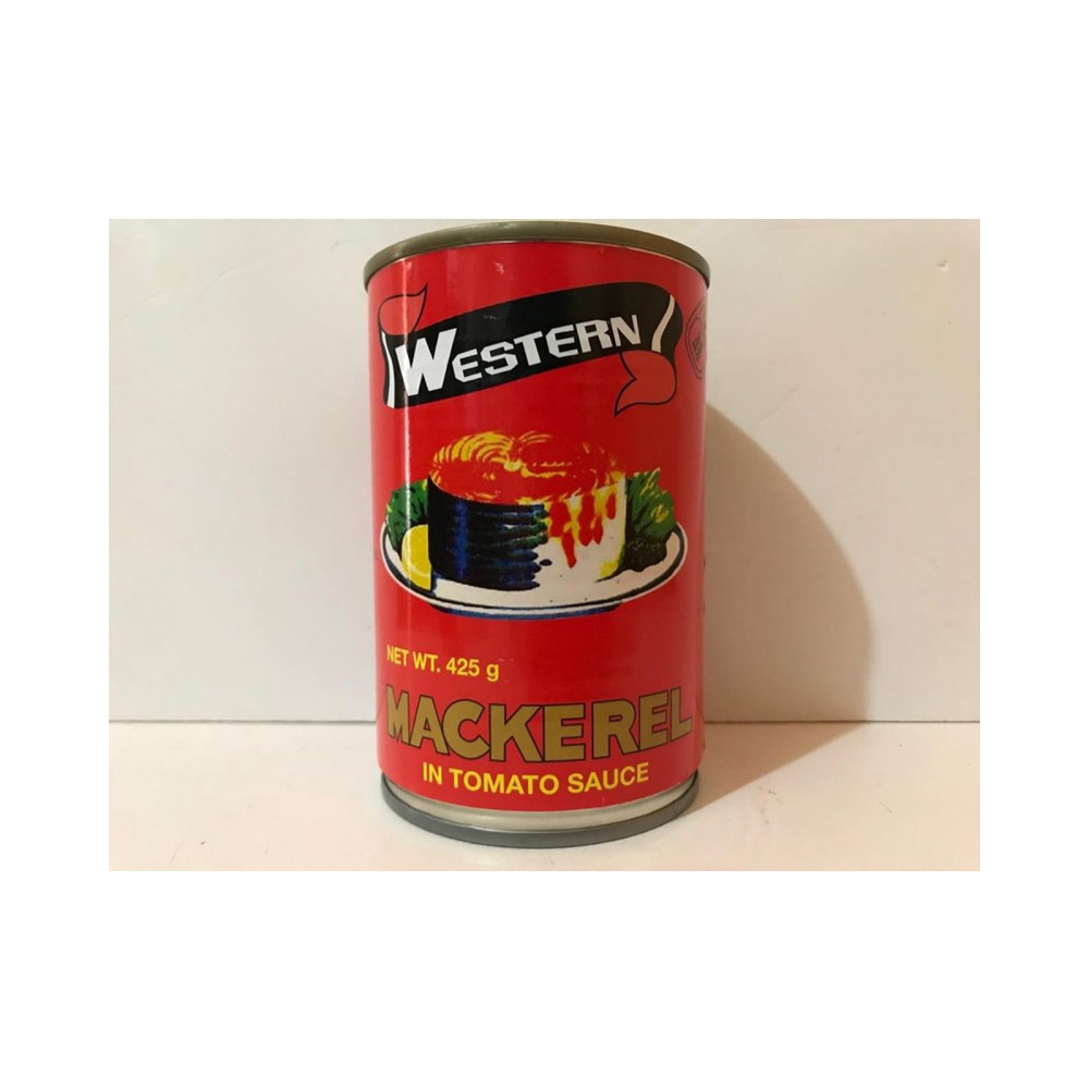 Western Brand Tinned Mackerel in Tomato Sauce 425g