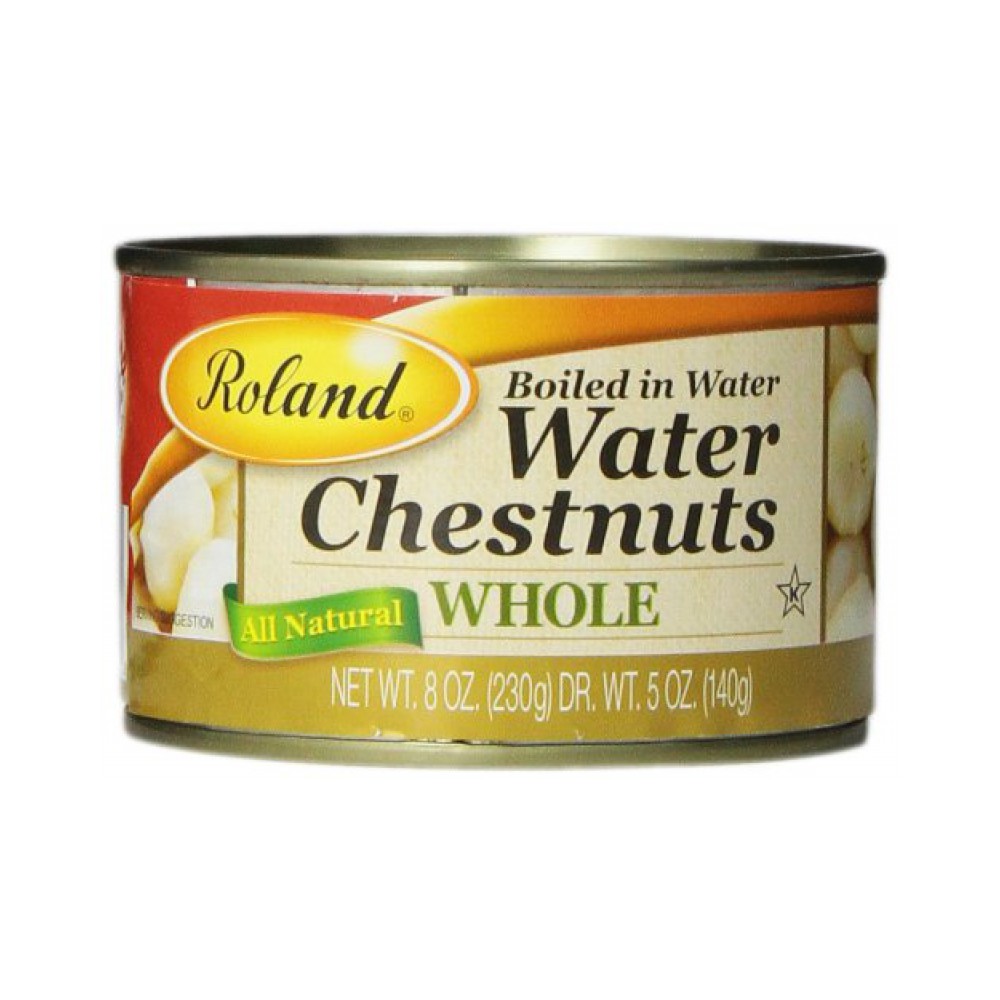 Peeled Whole Water Chestnuts in Water  24 x 8oz