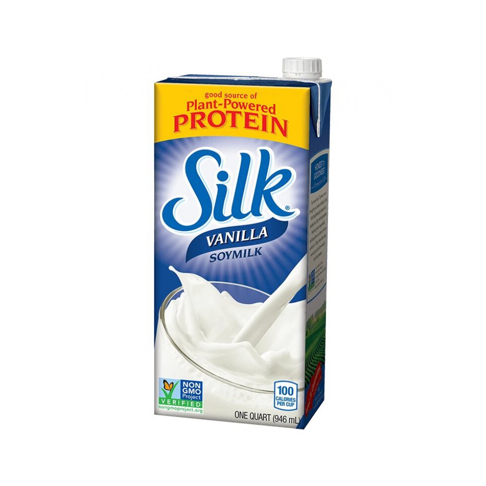 Silk vanilla soy milk 946ml