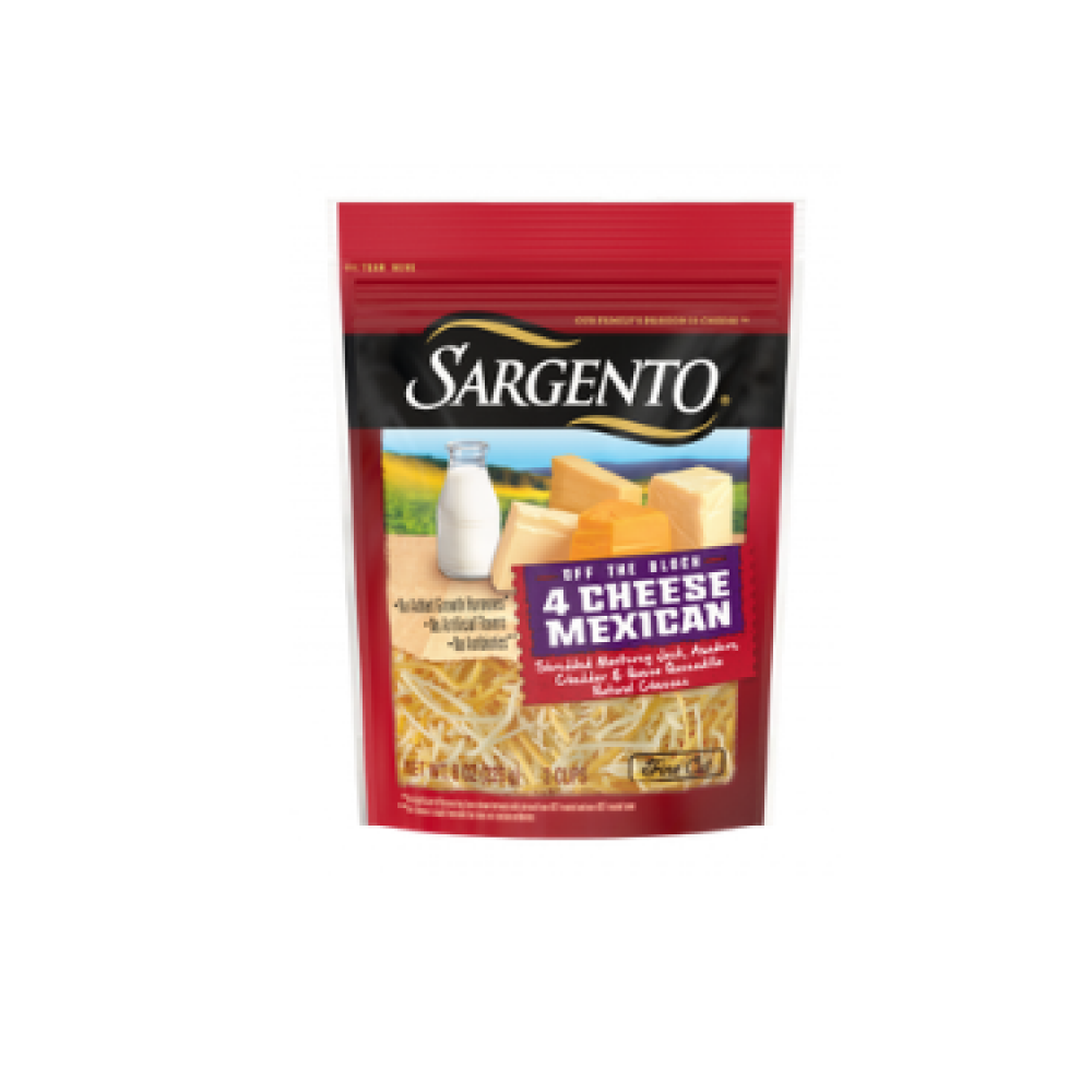 Sargento 4 cheese mexican shredded 8oz