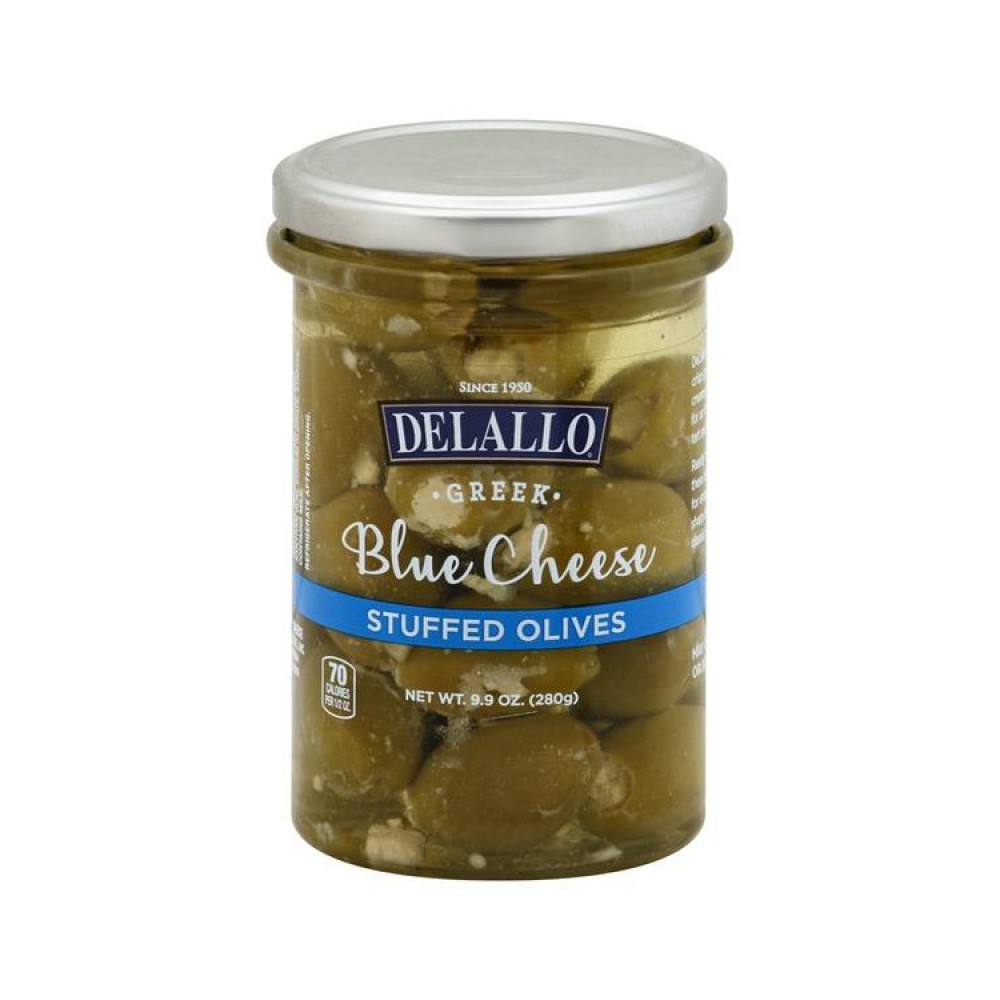 Delallo Blue Cheese Stuffed Olives 9.9oz