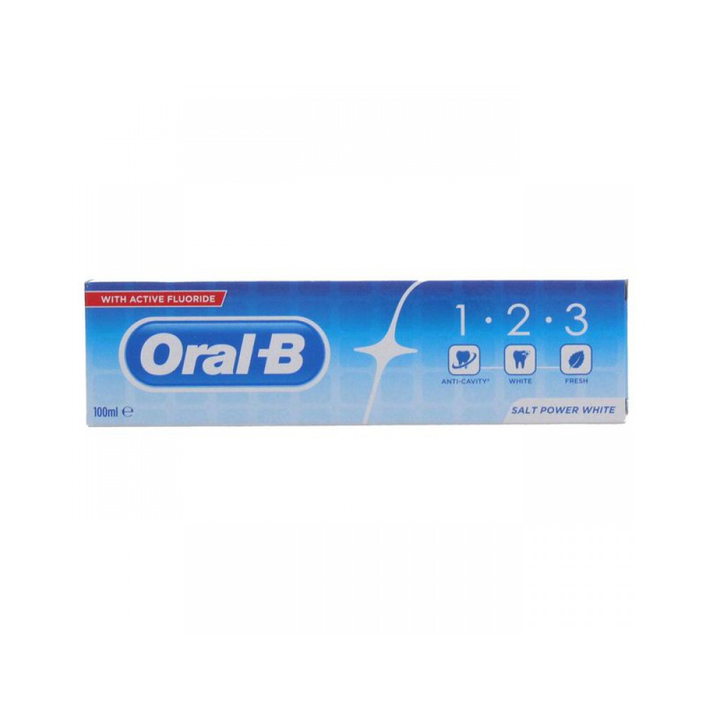 Oral B 123 Salt Powder White Toothpaste 100ml