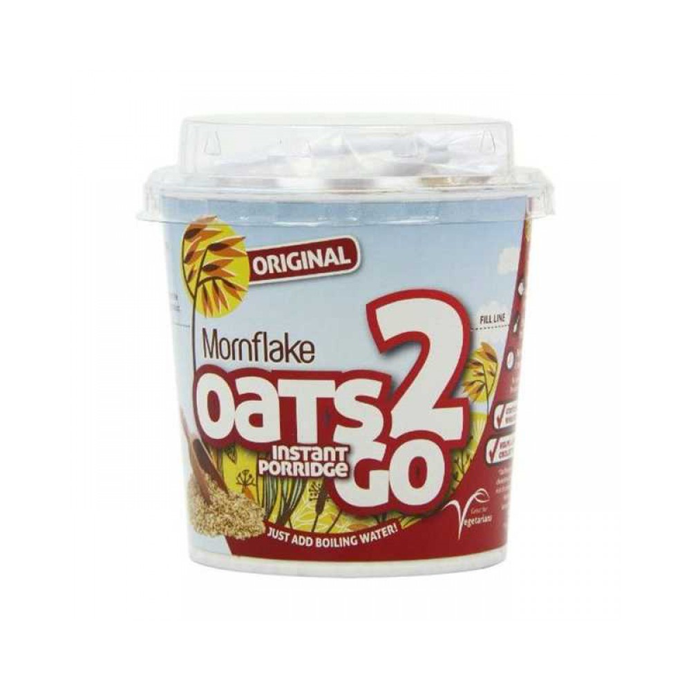 Mornflake Oats2Go Original Porridge Pots 53g