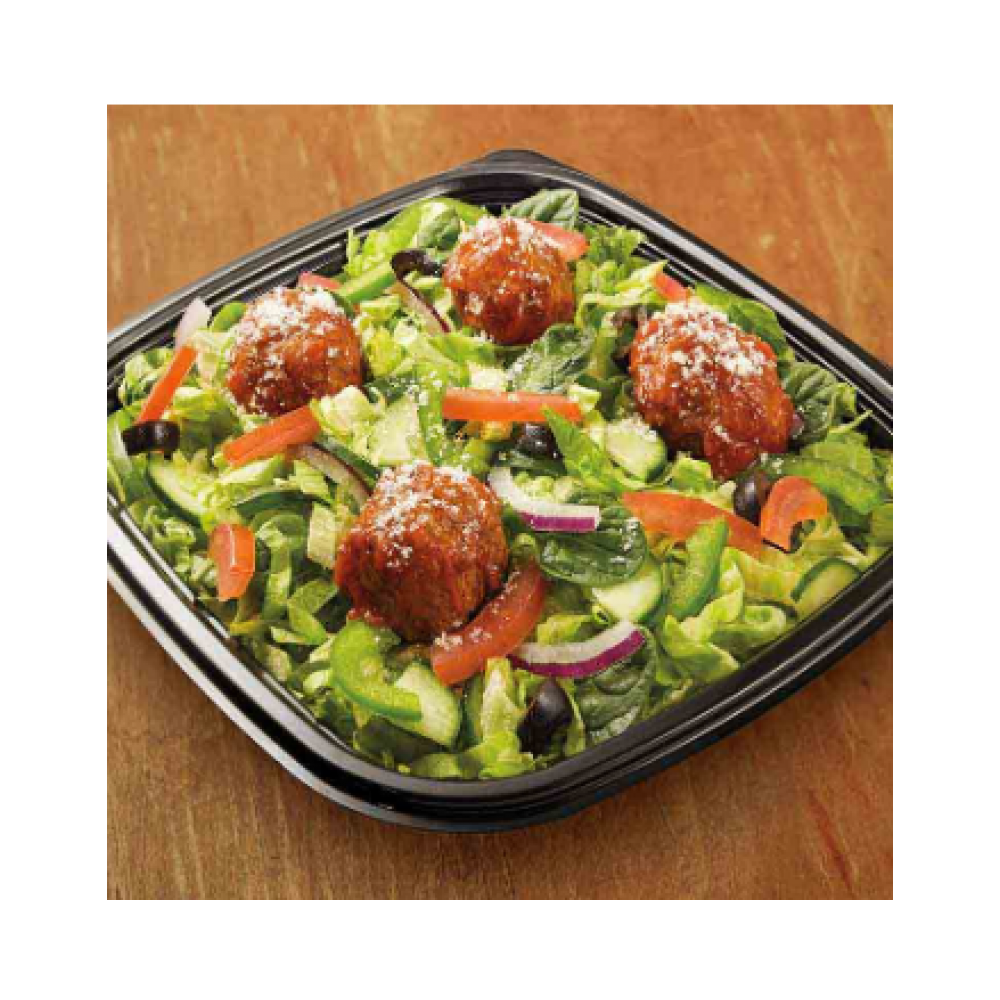 Meatball marinara - salad