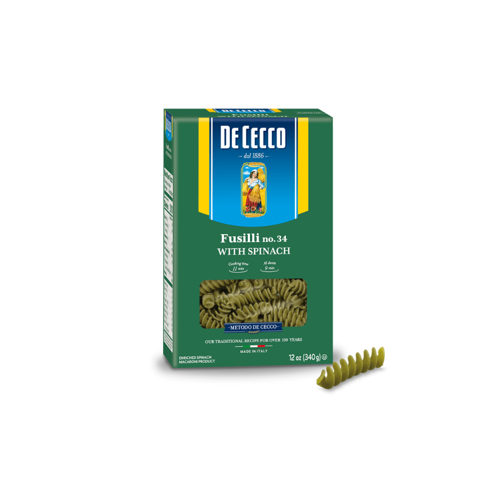 Dececco Fusilli w/Spinach 12oz