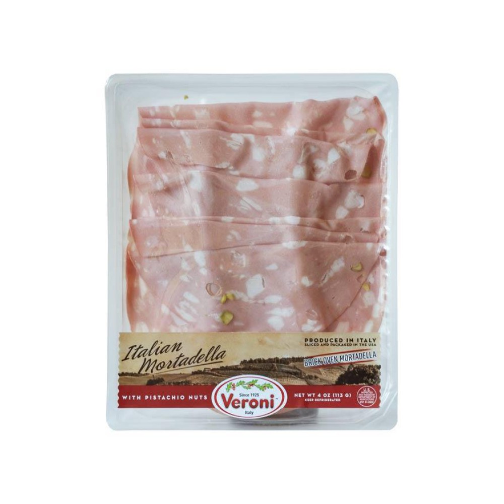 Veroni mortadella pistacchio sliced