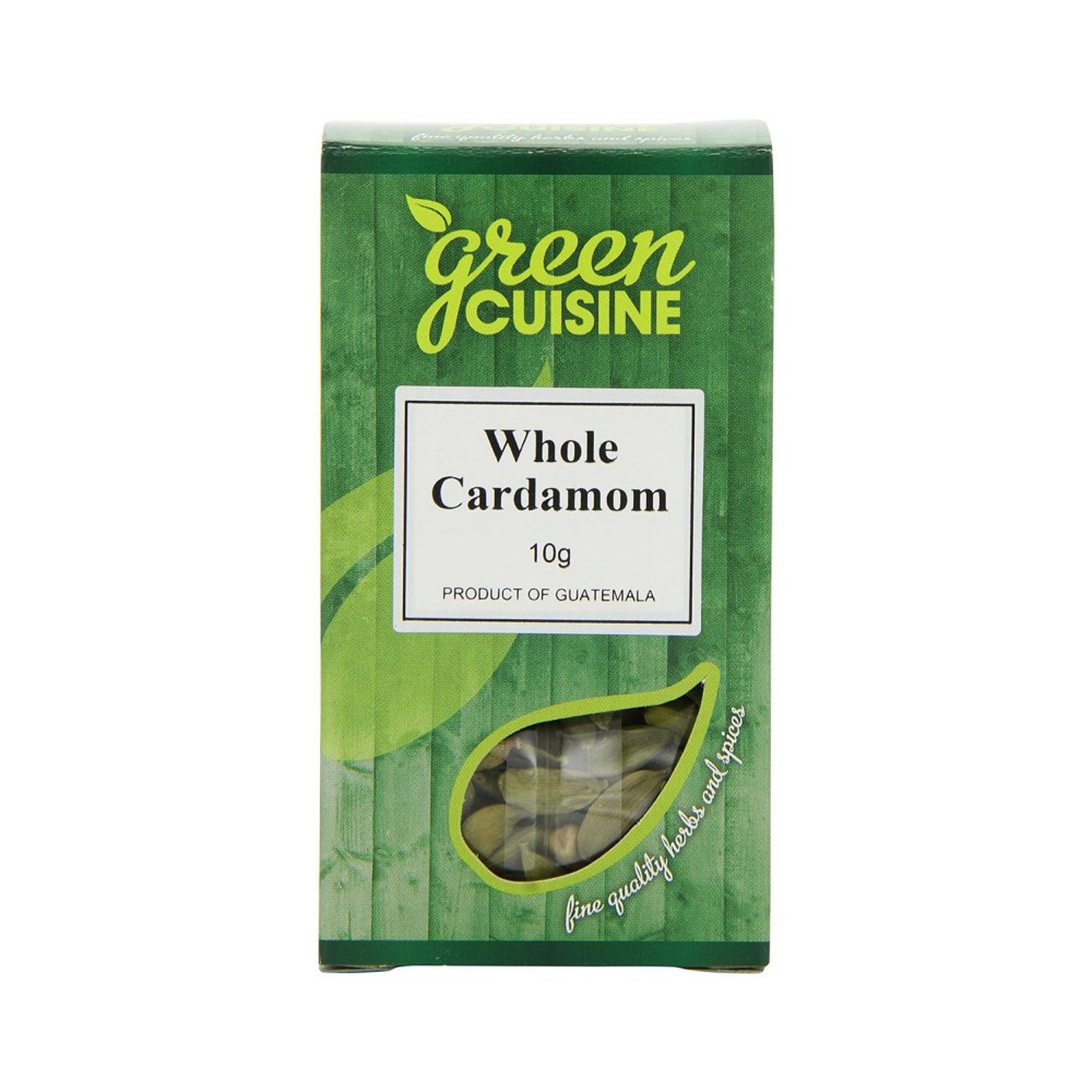 Green Cuisine Whole Cardamom 10g