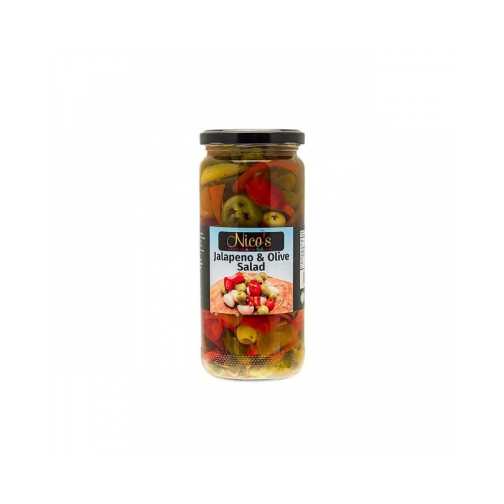 Nico's Jalapeno Olive Salad Mediterranean Delight 480g