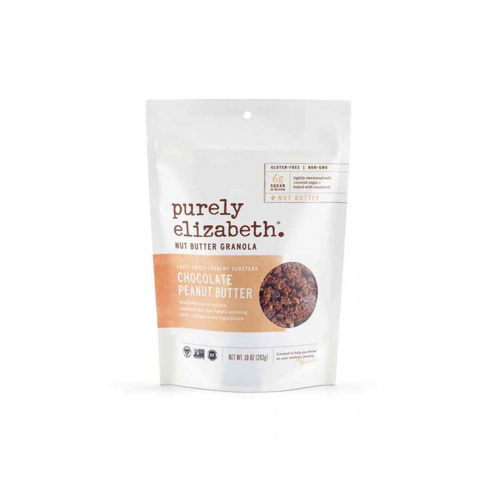 Purely Elizabeth Chocolate Sea Salt Peanut Butter Granola 10oz